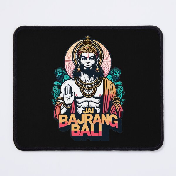 Item preview, Yoga merch with psychedelic hindu Indian lord Hanuman version 85a Speacial design 55 designed and sold by mndesignworx.