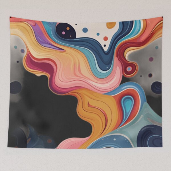 Artikelvorschau, Lebendige kosmische Wirbel-Kunstwerke entworfen und verkauft von StudioBy-ColorNest.