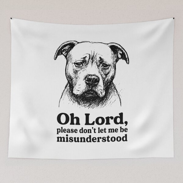 Item preview, Cute Misunderstood Sad Pitbull designed and sold by Vectorista.