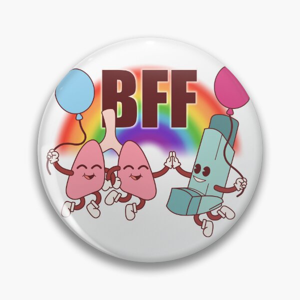 Item preview, Bronchial Friends Forever designed and sold by Shop Lunarella.