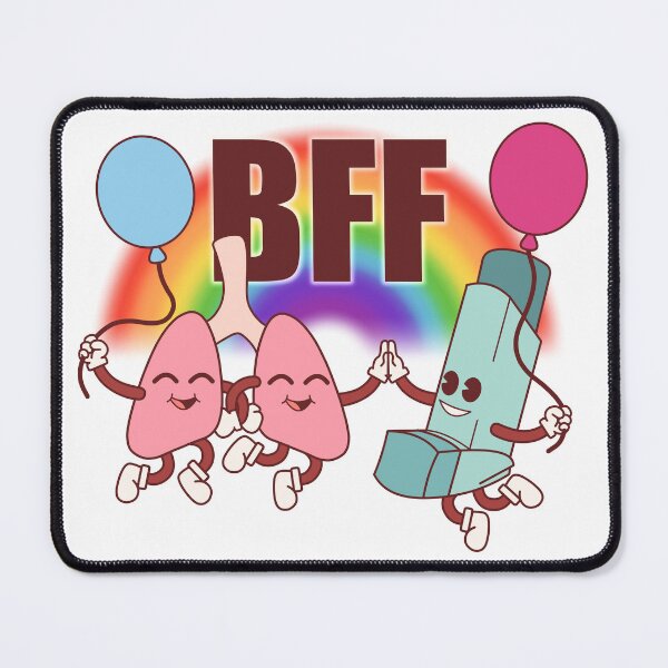 Item preview, Bronchial Friends Forever designed and sold by Shop Lunarella.