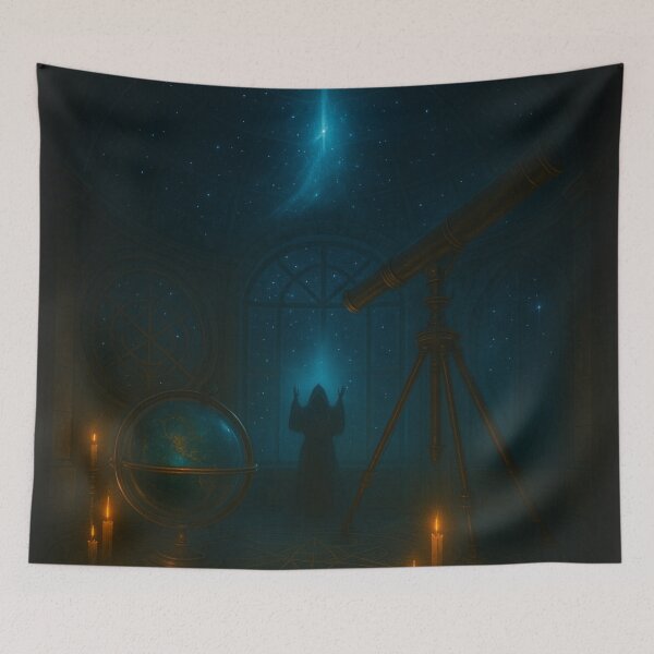 Item preview, Astral Observatory · Starlight Ritual • Celestial Mage Science Fantasy Art designed and sold by fairmaiden7.