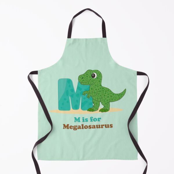 Item preview, M is for Megalosaurus Dinosaur Alphabet | Cute Kids Learning Poster designed and sold by FilizDesigner.