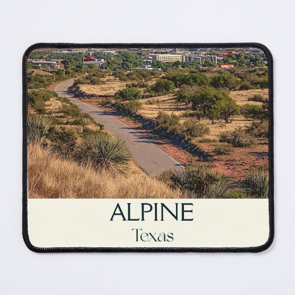 Item preview, Alpine Texas Vintage Travel Poster | West Texas Art designed and sold by TuncGK.