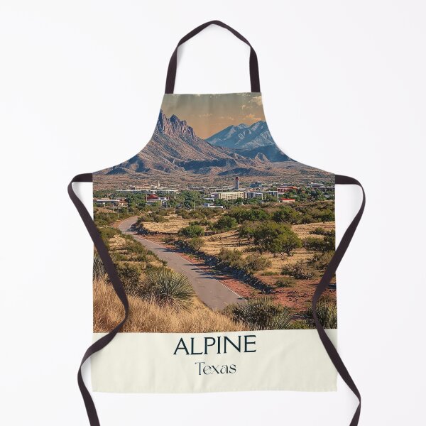 Item preview, Alpine Texas Vintage Travel Poster | West Texas Art designed and sold by TuncGK.