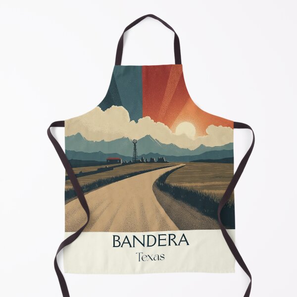 Item preview, Bandera Texas Vintage Travel Poster | Cowboy Capital Art designed and sold by TuncGK.