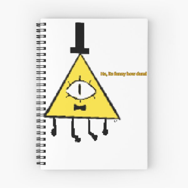 Item preview, Bill Cipher Ha its Funny how Dumb you are Sticker designed and sold by cheeesesoup.
