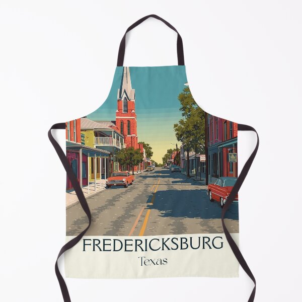 Item preview, Fredericksburg Texas Vintage Travel Poster | German Heritage Art designed and sold by TuncGK.