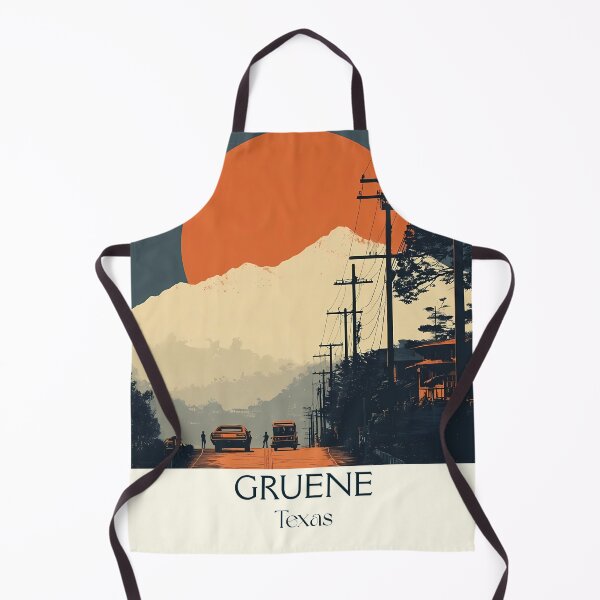 Item preview, Gruene Texas Vintage Travel Poster | Retro Texas Dance Hall designed and sold by TuncGK.