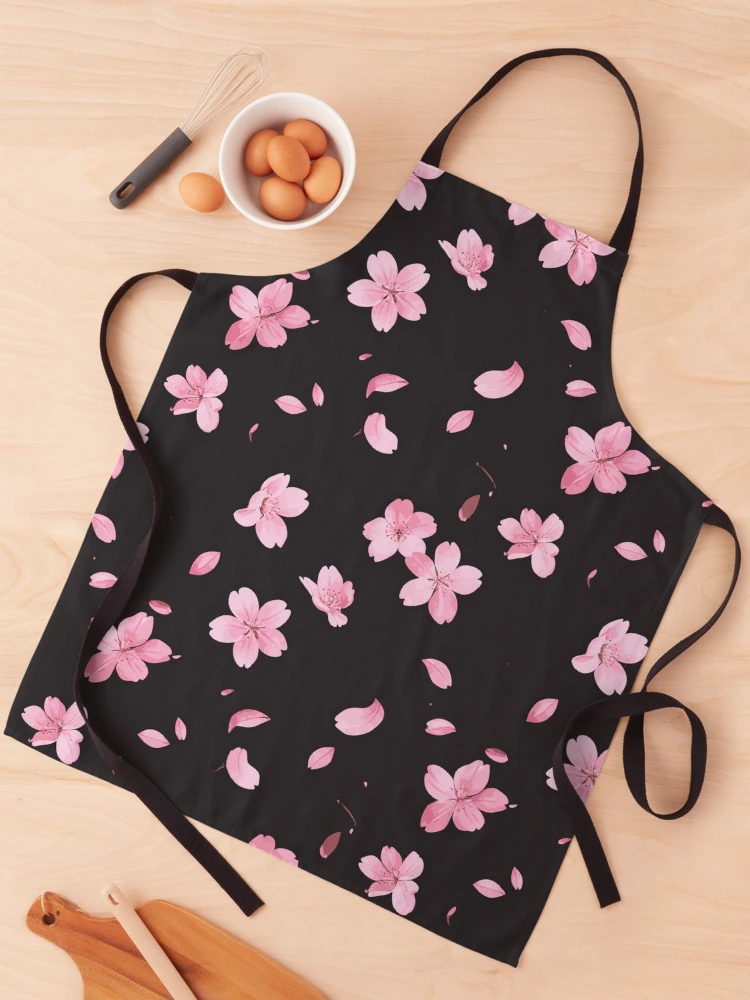 Falling Sakura Blossoms Apron