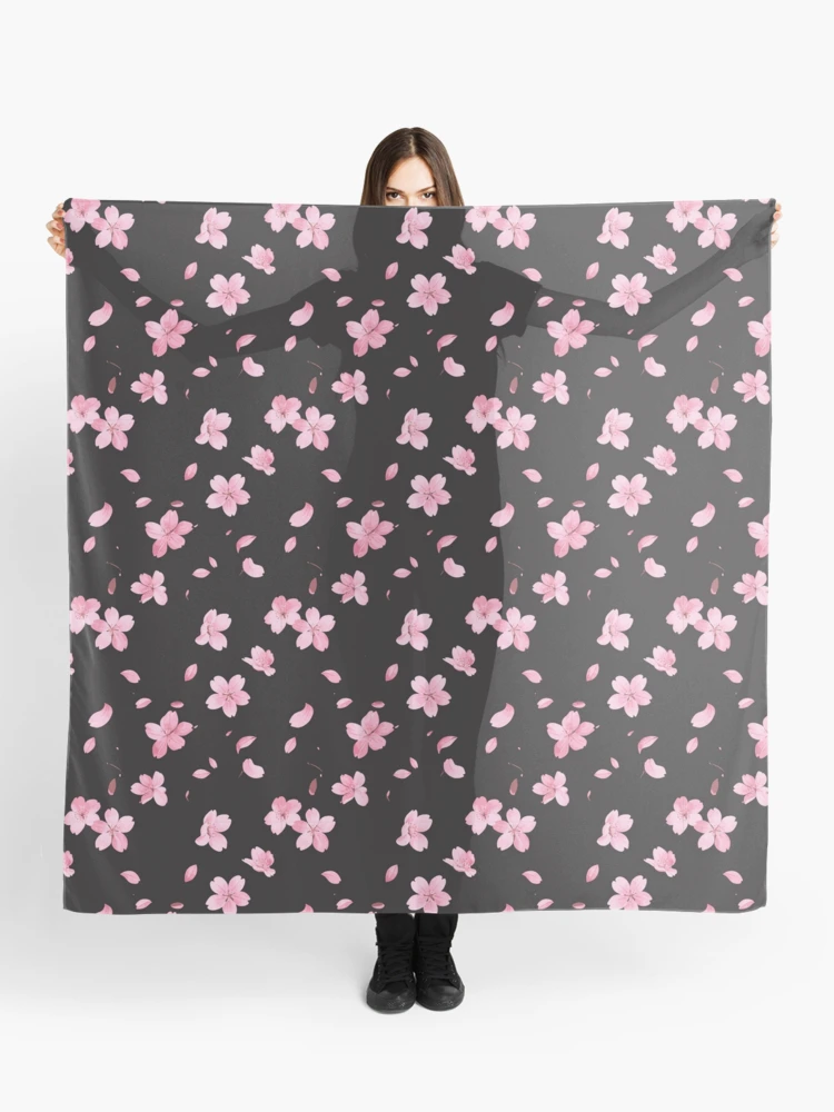 Falling Sakura Blossoms Scarf