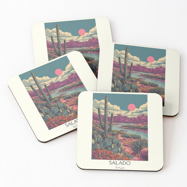 Item preview, Póster de viaje vintage de Salado, Texas | Arte de Texas Creekside designed and sold by TuncGK.