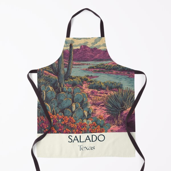 Item preview, Salado Texas Vintage Travel Poster | Texas Creekside Art designed and sold by TuncGK.