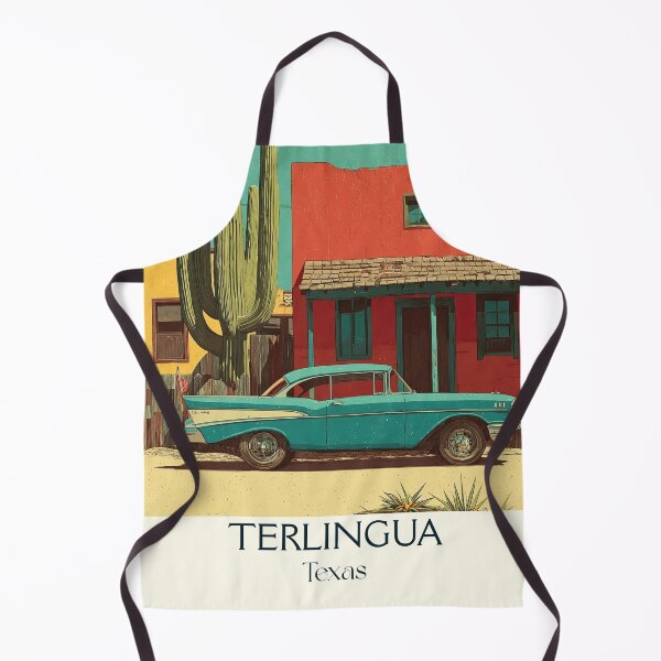 Item preview, Terlingua Texas Vintage Travel Poster | Ghost Town Art designed and sold by TuncGK.