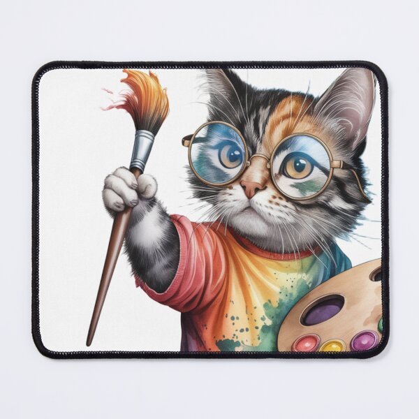 Artikelvorschau, Künstler Katze Aquarell Malerei entworfen und verkauft von JediKittenWars.