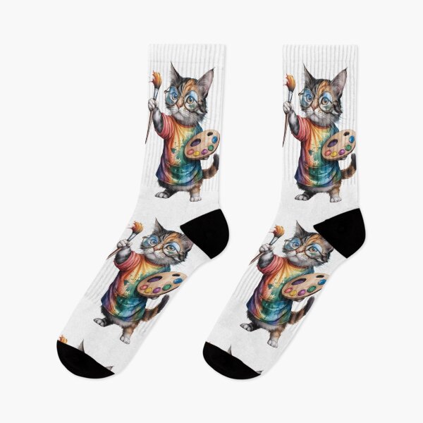 Artikelvorschau, Künstler Katze Aquarell Malerei entworfen und verkauft von JediKittenWars.