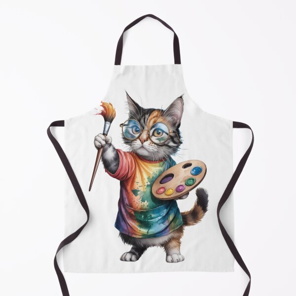 Item preview, Artist Cat Watercolor Painting designed and sold by JediKittenWars.