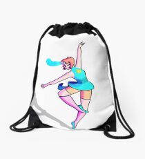 Pearl Ballet Drawstring Bag
