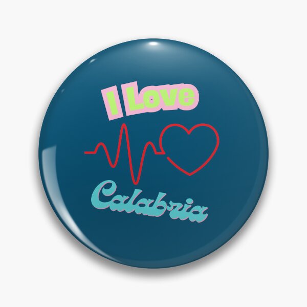 Item preview, I Love Calabria – Cuore Battito Cardio Design designed and sold by Giomyke16.
