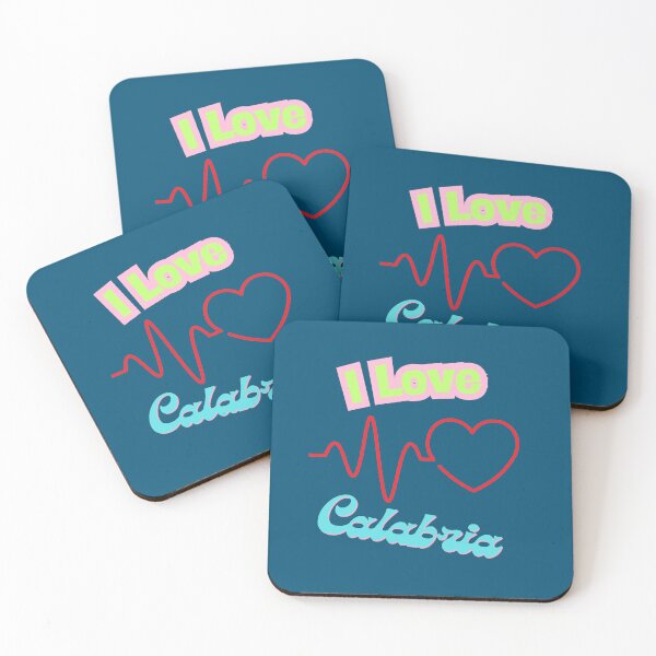 Item preview, I Love Calabria – Cuore Battito Cardio Design designed and sold by Giomyke16.