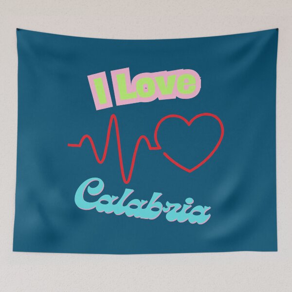 Item preview, I Love Calabria – Cuore Battito Cardio Design designed and sold by Giomyke16.