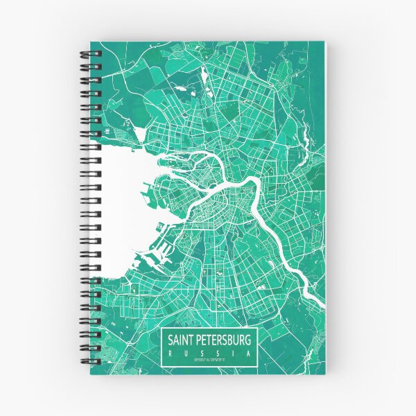 Item preview, Saint Petersburg City Map of Russia - Watercolor designed and sold by deMAP.