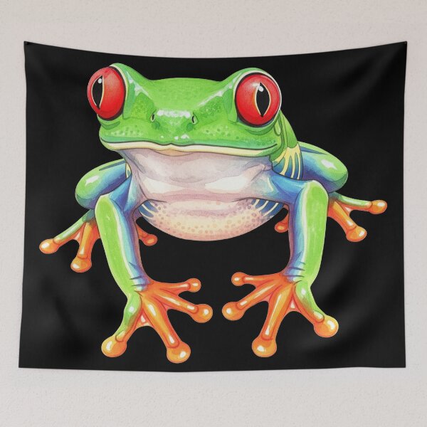 Item preview, Red-Eyed Tree Frog designed and sold by 4rtistcDrift.