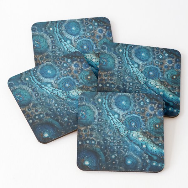 Item preview, Aboriginal Inspired Dot Art - With Ocean Life designed and sold by GrinGalore.