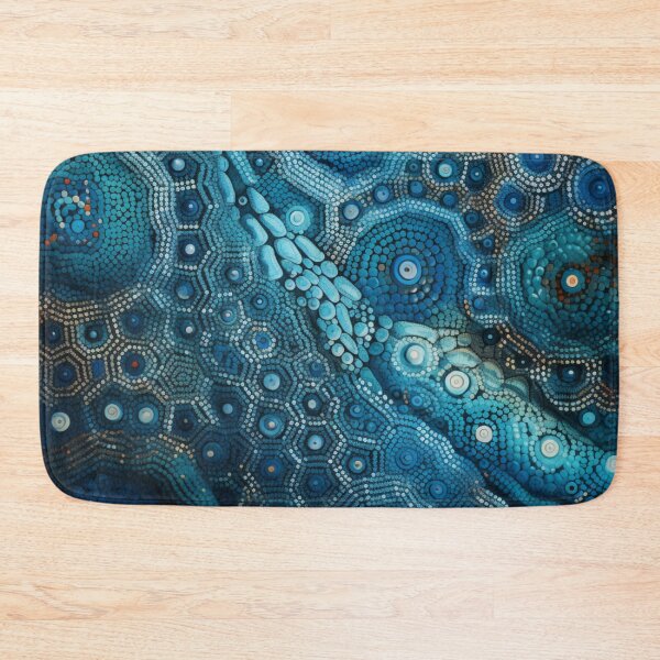 Item preview, Aboriginal Inspired Dot Art - With Ocean Life designed and sold by GrinGalore.