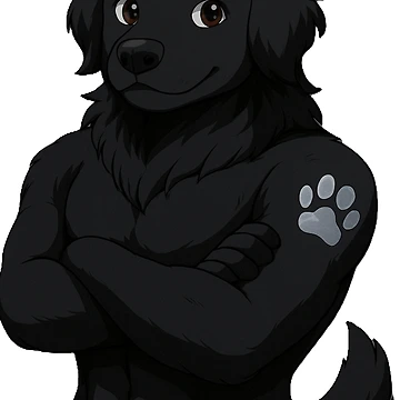 Artwork thumbnail, Muscle Labradore - Cartoon by RazorSpark