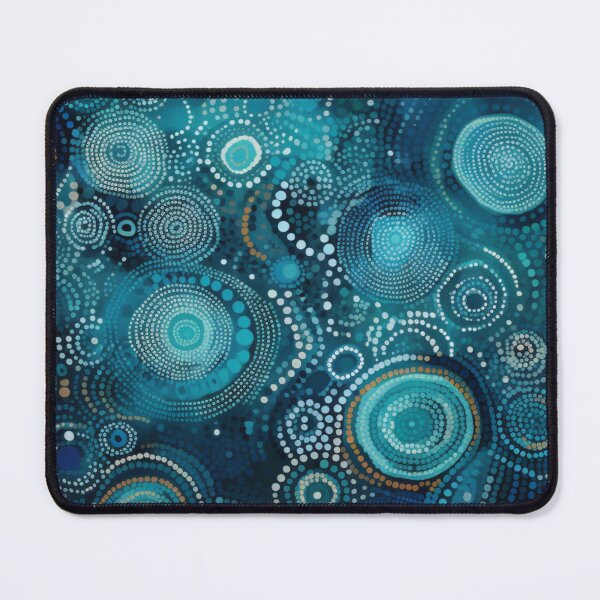 Item preview, Aboriginal Inspired Dot Art - With Calm Ocean designed and sold by GrinGalore.