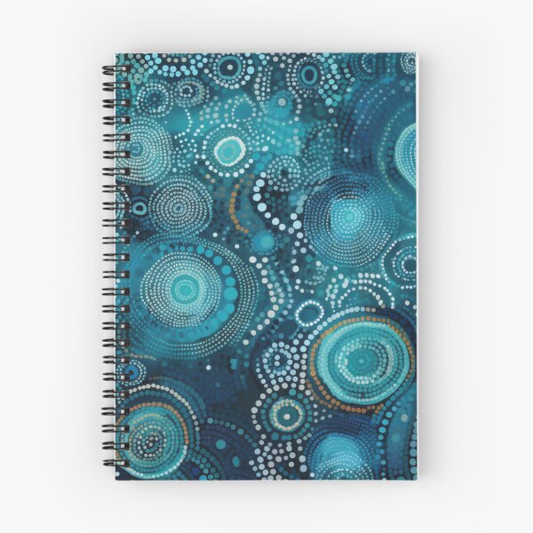 Item preview, Aboriginal Inspired Dot Art - With Calm Ocean designed and sold by GrinGalore.