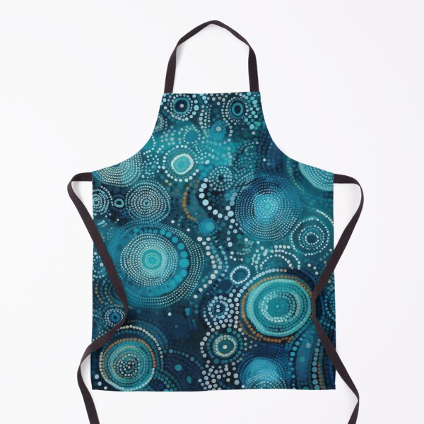 Item preview, Aboriginal Inspired Dot Art - With Calm Ocean designed and sold by GrinGalore.