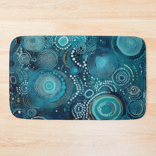 Item preview, Aboriginal Inspired Dot Art - With Calm Ocean designed and sold by GrinGalore.