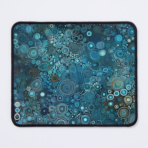 Item preview, Aboriginal Inspired Dot Art - With Beautiful Ocean  designed and sold by GrinGalore.