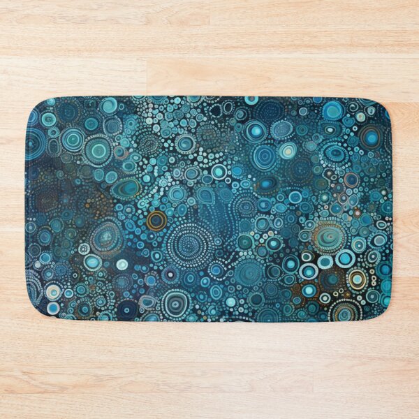 Item preview, Aboriginal Inspired Dot Art - With Beautiful Ocean  designed and sold by GrinGalore.