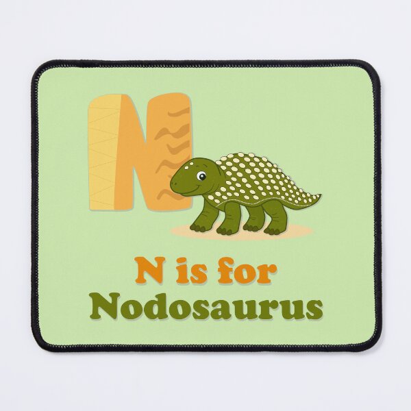 Item preview, Cute Nodosaurus Dinosaur Alphabet Poster for Kids designed and sold by FilizDesigner.