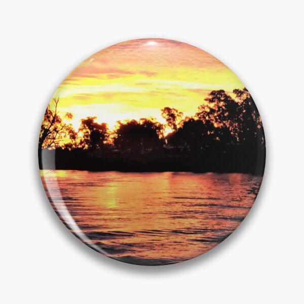 Item preview, Sunset on the Murray River designed and sold by Yolanda Caporn Art.