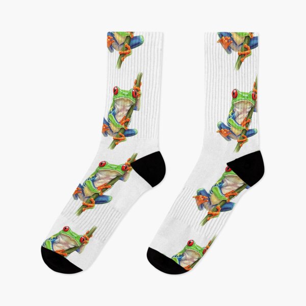 Item preview, red eyed tree frog designed and sold by 4rtistcDrift.