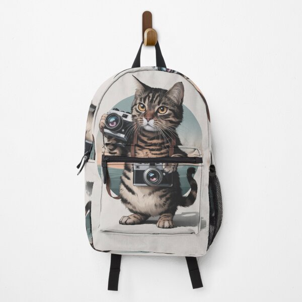 Item preview, Photographer Camera Picture Taking Retro Sunset Cat designed and sold by JediKittenWars.