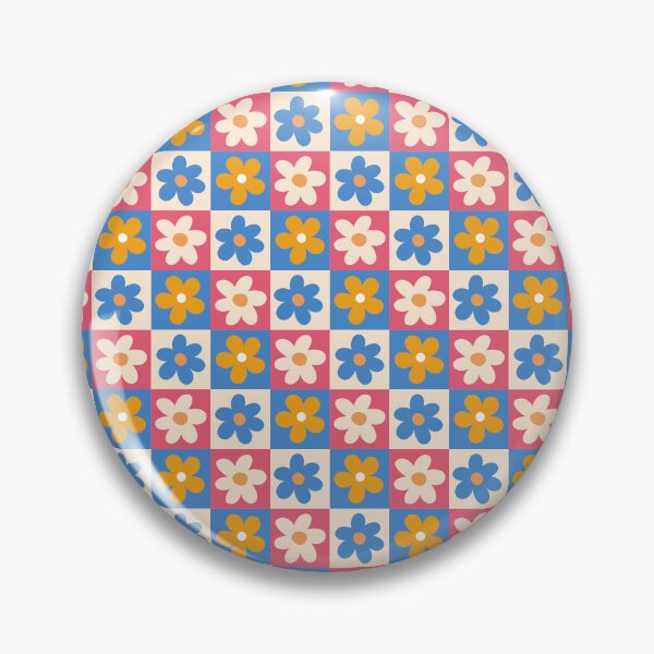 Item preview, Flower grid pattern designed and sold by Letter & Petal.