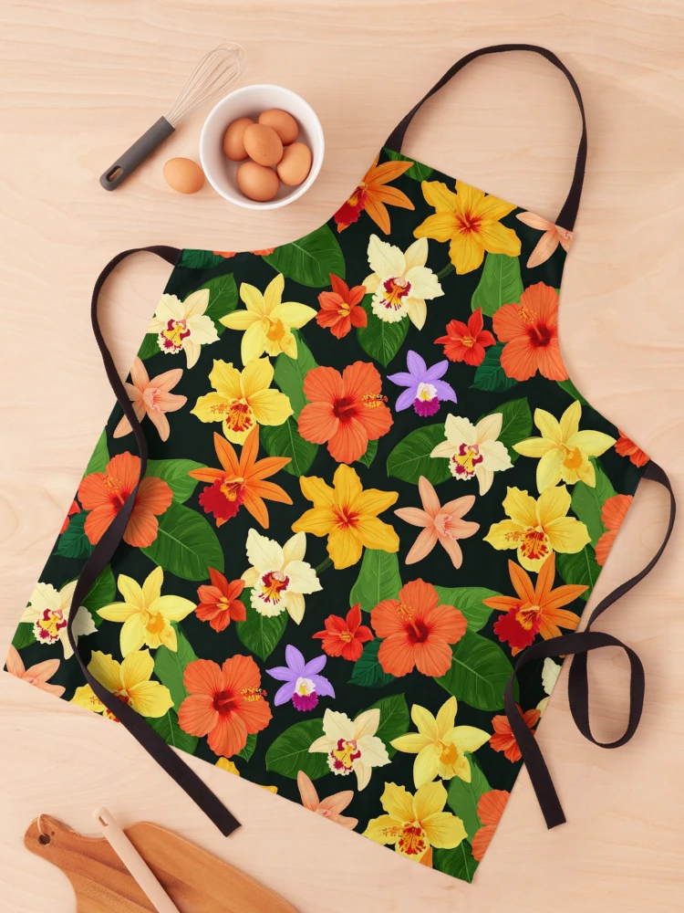 Tropical Floral Apron