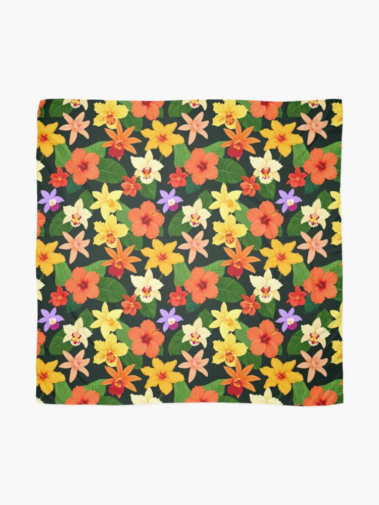  Tropical Floral Scarf image 2