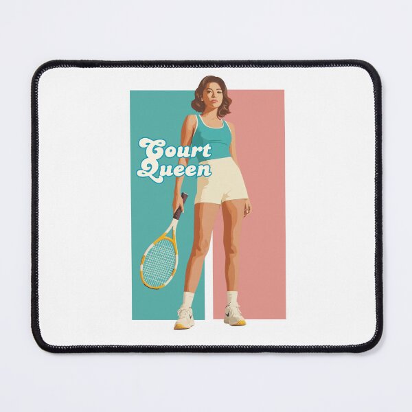 Item preview, Tennis Girl Court Queen Vintage Sport Poster Style designed and sold by SynizesisShop.