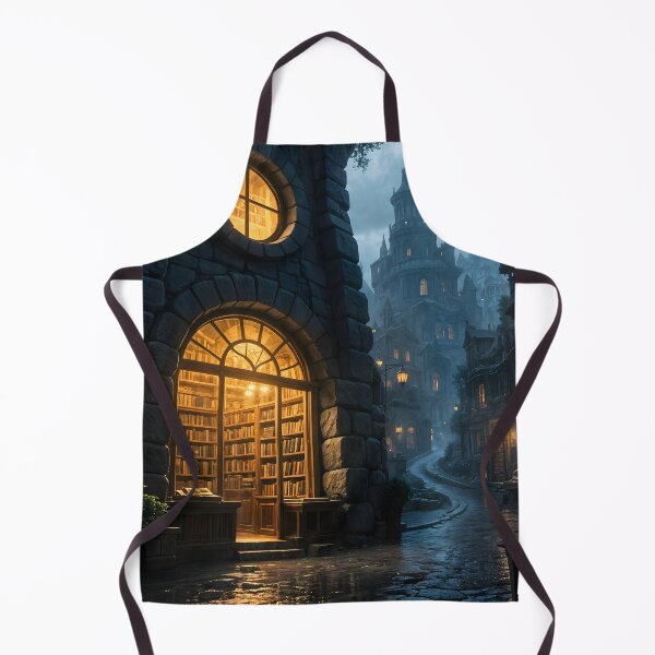 Item preview, Ancient cozy library designed and sold by worldimagine91.
