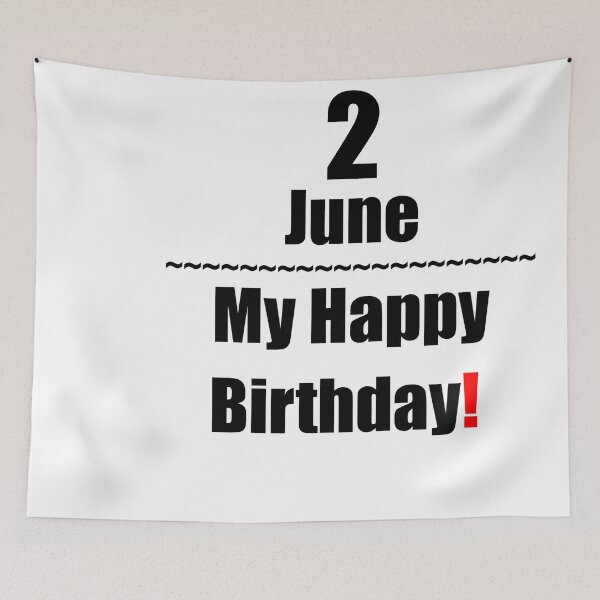 Item preview, 2 June Birthday designed and sold by ariksworld.