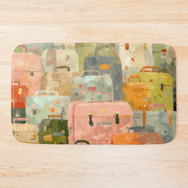 Item preview, Watercolor Suitcase Pattern designed and sold by solynneart.
