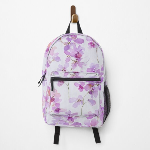 Item preview, Watercolor Purple Orchid Pattern designed and sold by solynneart.