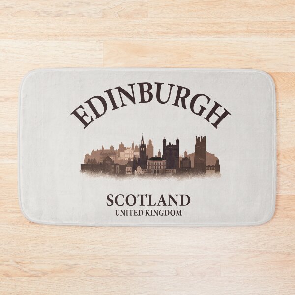 Item preview, Edinburgh Scotland Skyline – Vintage Scottish Cityscape Design designed and sold by MAGICKEY2024.