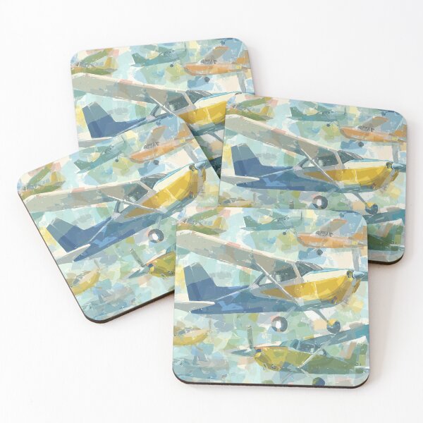 Item preview, Watercolor Airplanes Pattern – Vintage Aviation Design designed and sold by solynneart.